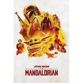 👉 Poster meerkleurig Hoofdmateriaa Papier unisex mannen Star Wars - The Mandalorian Adventure 5050574348720