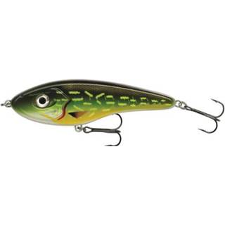👉 Kunstaas geel hardbait roofvis Kinetic Slicky Micky - Sneaky Pike Jerkbait 11.5cm 35g 5707461368766