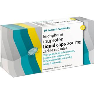 👉 Gezondheid Leidapharm Ibuprofen 200mg Liquid Capsules 8716049035669