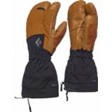 👉 Black Diamond - Soloist Finger Gloves - Handschoenen maat L, zwart/bruin