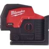 👉 Groen active Milwaukee M12 CLLP-0C 12V Li-Ion accu laser body in koffer - 2 lijnen 38m 4058546340346