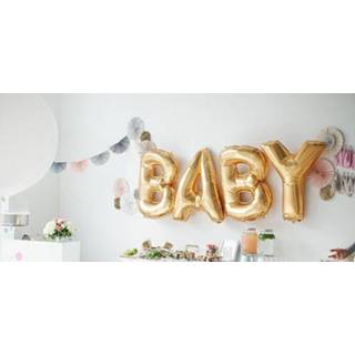 👉 Goud x One Size Letter ballon 86 cm 8718758912484