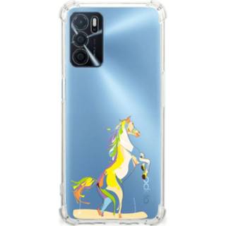 👉 Bumper hoesje OPPO A16 | A16s Stevig Horse Color 8720632033567