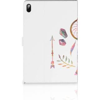 👉 Tablethoes Samsung Galaxy Tab S7 FE Hippe Tablet Hoes Boho Dreamcatcher 8720632172273