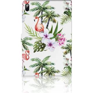 👉 Flipcase Samsung Galaxy Tab S7 FE Flip Case Flamingo Palms 8720632918024