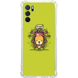👉 Bumper hoesje OPPO A16 | A16s Stevig Doggy Biscuit 8720632878236