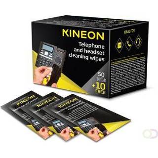 👉 Schoonmaakdoekje active Kineon schoonmaakdoekjes voor telefoon en headsets, individueel verpakt, doos van 50 + 10 gratis 8435506925915