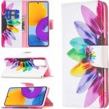 👉 Portemonnee Wonder Series Samsung Galaxy M52 5G Hoesje - Bloem 5712580091990