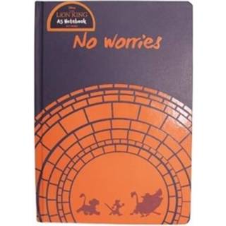 👉 Disney The Lion King - No Worries A5 Notebook 5055453466786