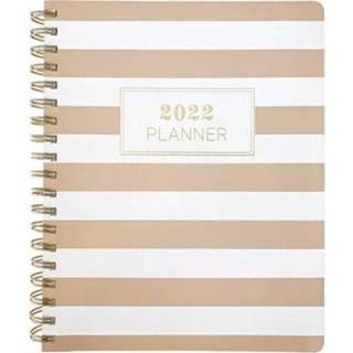 👉 Ring band Stripe Ringband Agenda 2022 - 18 Maanden 9781477098868