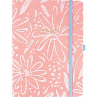 👉 Agenda roze Pink Floral 2022 - 18 Maanden 9781477098998