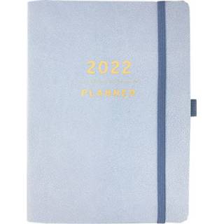 👉 Agenda blauw Light Blue 2022 - 18 Maanden 9781477099445
