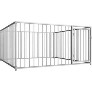 👉 Hondenkennel VidaXL voor buiten 200x200x100cm 8718475737698