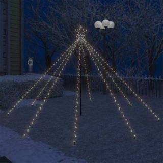 👉 Kerstboomverlichting male VidaXL waterval binnen buiten 400 LED's 2,5 m 8720286027325