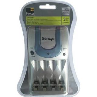Snellader Sencys voor 2 of 4 AA/AAA batterijen 5400107619726