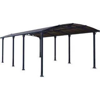 👉 Carport antraciet Palram Arcadia 8500 858x359x242cm 7290108138993