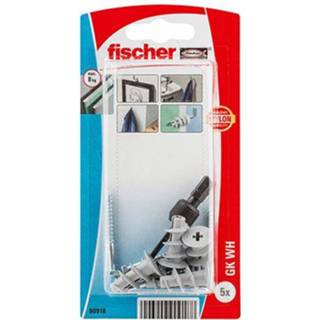 👉 Gipsplaatplug nylon Fischer GK-WH met beugel 5st. 4006209909188