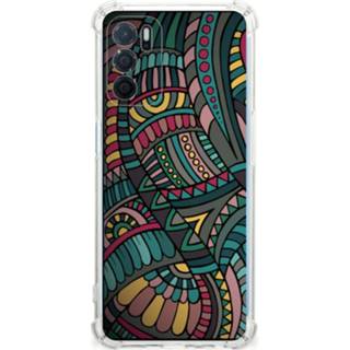 👉 Silicone OPPO A16 | A16s Doorzichtige Hoesje Aztec 8720632776518