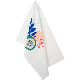 Theedoek multikleur Blokker Bloemen - 50 X 70 Cm 8718827224869