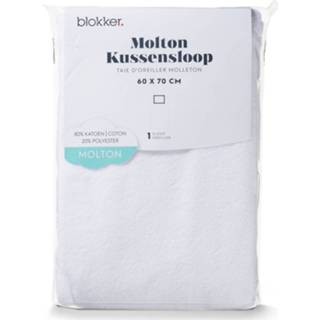 Moltonkussensloop wit Blokker Molton Kussensloop 1x 8718827135417