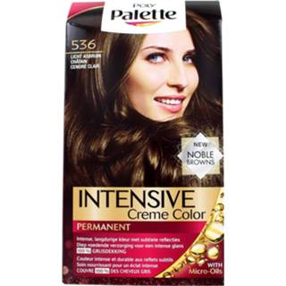 Haarkleuring active Poly Palette Haarverf Intensive Creme Color 536 Licht Asbruin 5410091747725