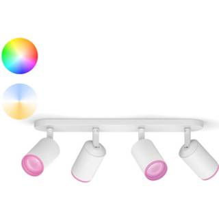 👉 Opbouwspot wit active Philips Hue Fugato - White and color 4-lichts 915005761701 8718696171554