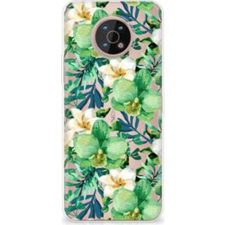 👉 Orchidee groen Nokia G50 TPU Case 8720632544483