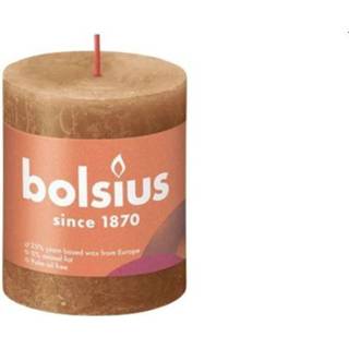 👉 Kaars bruin Bolsius 80X68mm Spicy 8717847148957