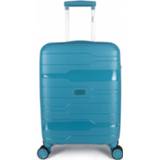 Petrol polypropyleen TSA slot One-City blauw Decent Handbagage Koffer 55 8717524856670