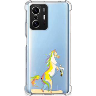 👉 Bumper hoesje Xiaomi 11T | Pro Stevig Horse Color 8720632575173