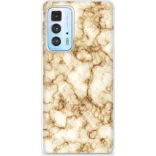 Siliconen hoesje marmer goud Motorola Edge 20 Pro TPU 8720632653598