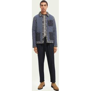 👉 XXL between jackets blauw mannen Scotch & Soda Lichtgewicht doorgestikt jack met wattering 8719029665917
