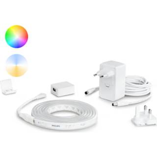 👉 Ledstrip wit active Philips Hue - Lightstrip 2m White and Color 70342400 8718699703424