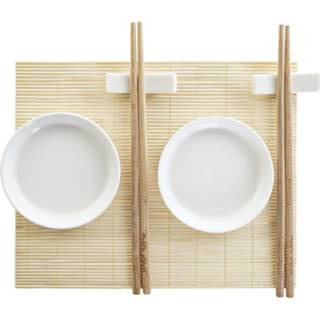 👉 Keramieken sushi serveerset voor 8 personen 7-delig