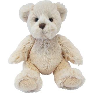 Knuffel beige pluche kinderen dieren teddy beer 19 cm