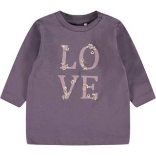 👉 Shirt katoen mix paars meisjes violet Name it Lange Mouw Nbfsinne Vintage 5715207666908