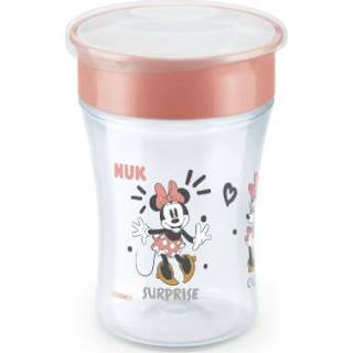 👉 Drink beker polypropyleen rood meisjes NUK Drinkbeker Magic Minnie Mouse met 360° drinkrand vanaf 8 maanden, 230 ml 4008600405436