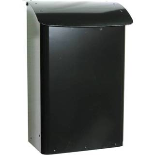 👉 Brievenbus zwart gepoedercoat staal SafePost 14 - 7330589914102
