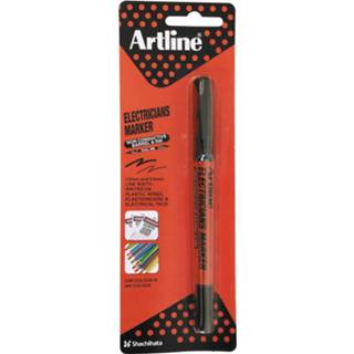 Zwart stuks Speciale Merkstiften Artline marker Electricians, 4549441011382