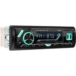 👉 Draagbare radio HEVXM 7 Colors Digital HD LCD Display Car Stereo Audio FM/UU/TF/MP3 Player BT V3.0 12V/24V Multimedia In-dash 1 Din Dual USB Fast Charging