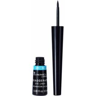 Zwart Rimmel Exaggerate Waterproof Liquid Eye Liner 03 Glossy Black 2,5 ml 3607342493032