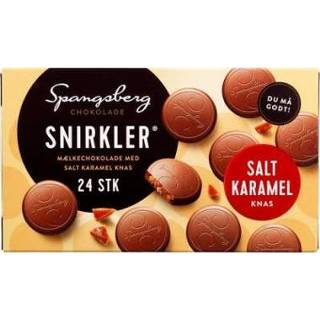 👉 Spangsberg Snirkler Mælkechokolade Med Saltkaramel 100 g 5709385004836