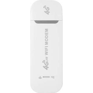 Modem wit 4G LTE WiFi 150Mbps Portable USB Dongle with Hotspot for Europea Asia and Africa Region(White)