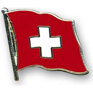 Vlag multi Pin speldje-broche Zwitserland 20 mm