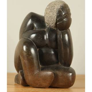 👉 Ornament Natuurstenen Thinker nr. 2, 21 cm