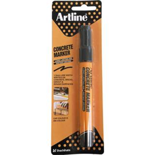 👉 Zwart stuks Speciale Merkstiften Artline marker Concrete, 4549441011405