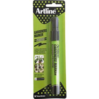 👉 Zwart stuks Speciale Merkstiften Artline marker Gardeners, 4549441011443