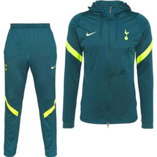 👉 Trainingspak groen trainingspakken Nike Tottenham Hotspur Hooded Strike 2021-2022 Donkergroen