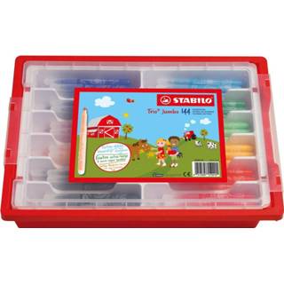 👉 Viltstift stuks viltstiften STABILO Trio Jumbo viltstift, classpack van 144 stuks, assorti 5413364272016