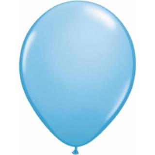 👉 Ballon blauwe blauw kunststof active Lichtblauwe ballonnen 25x stuks